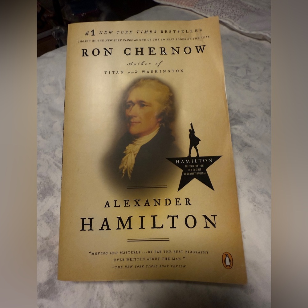 BOOK ALEXANDER HAMILTON by AUTHOR RON CHERNOW #1 NY TIMES BEST SELLER, NEW